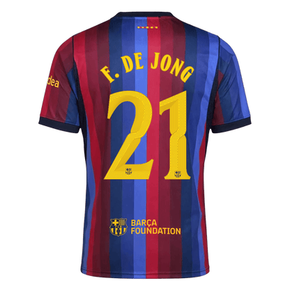 Maglia Replica Barcelona Casa F. DE JONG #21 Uomo 2026/27