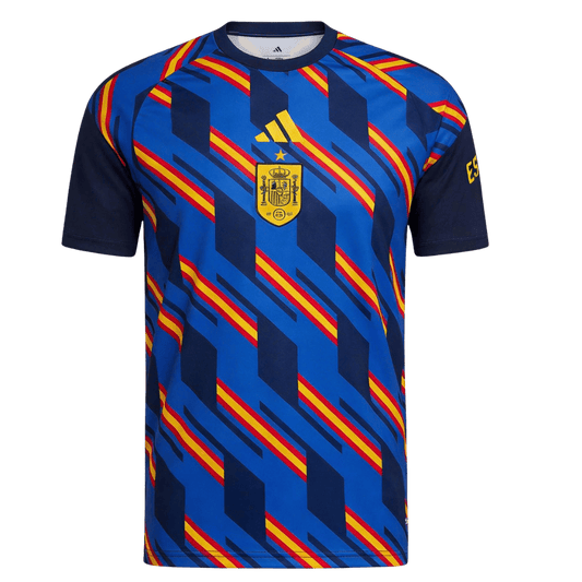 Maglia Replica Spagna Pre-Partita Uomo Mondiali 2026