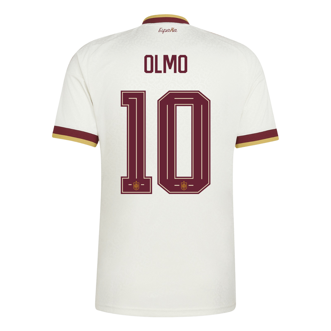 Maglia Replica Spagna Trasferta OLMO #10 Uomo Mondiali 2026