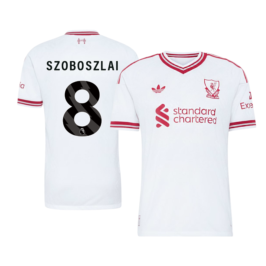 Maglia Gara Liverpool Trasferta SZOBOSZLAI #8 Uomo 2026/27