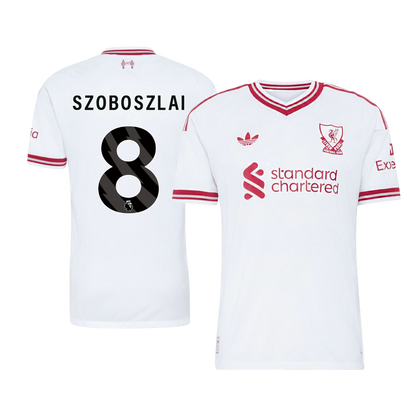 Maglia Gara Liverpool Trasferta SZOBOSZLAI #8 Uomo 2026/27