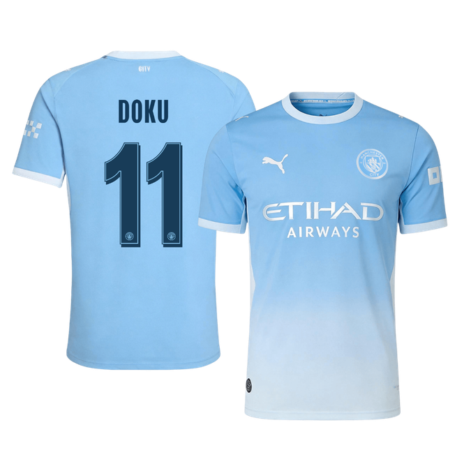 Maglia Gara Manchester City Casa DOKU #11 Uomo 2026/27 - UCL