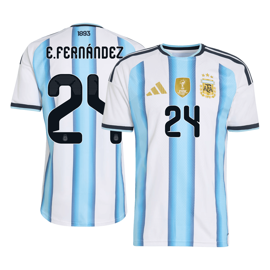 Maglia Gara Argentina Casa E. FERNÁNDEZ #24 Uomo Mondiali 2026