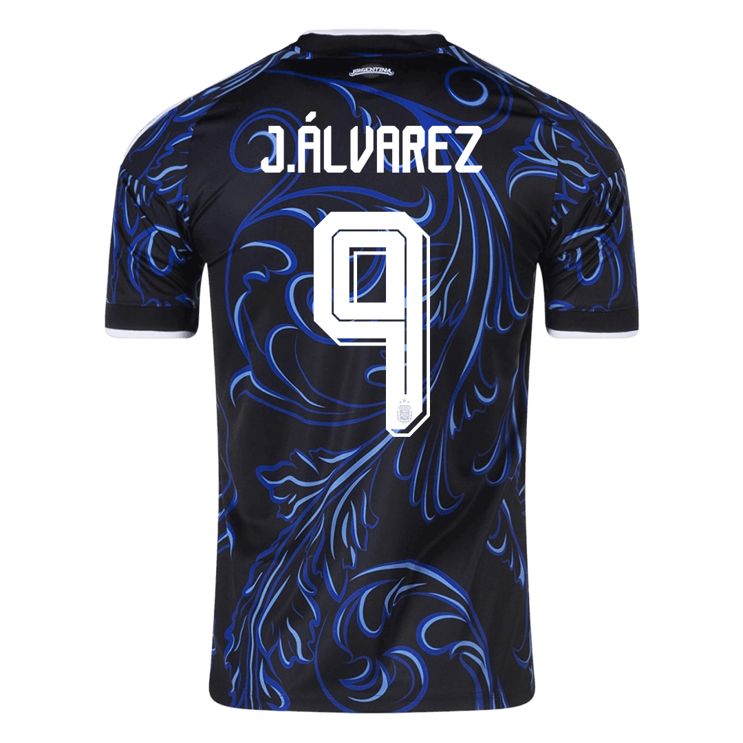 Maglia Replica Argentina Trasferta J. ÁLVAREZ #9 Uomo Mondiali 2026