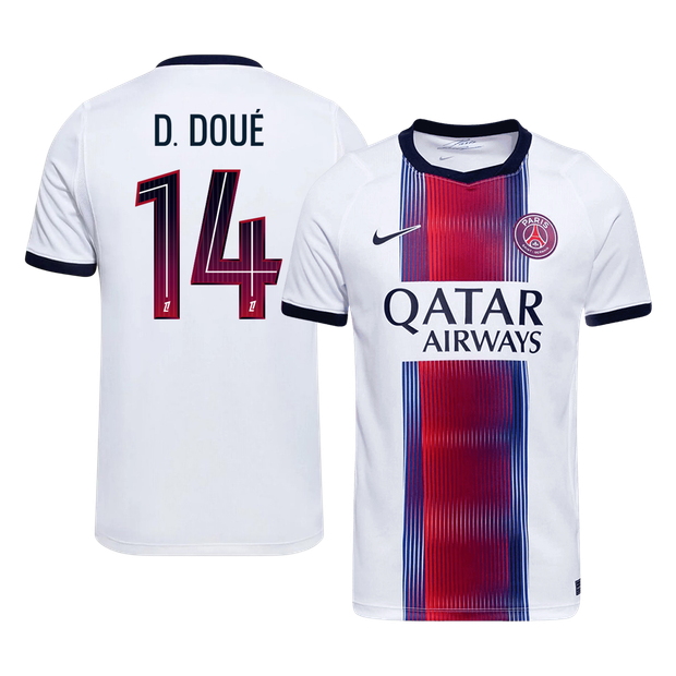 Maglia Replica PSG Trasferta D. DOUÉ #14 Uomo 2026/27