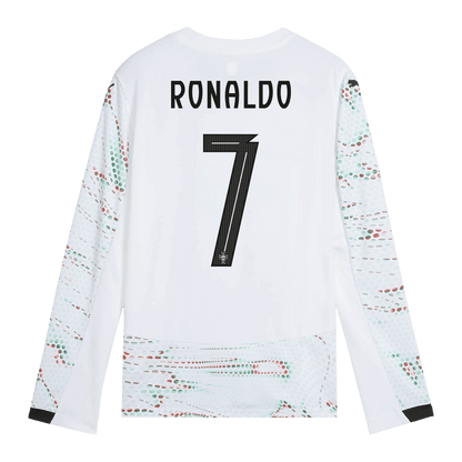 Maglia Replica Portugal Trasferta RONALDO #7 Uomo 2025 - Manica Lunga