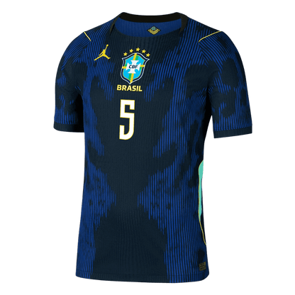 Maglia Gara Brasile Trasferta CASEMIRO #5 Uomo Mondiali 2026
