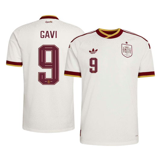 Maglia Gara Spagna Trasferta GAVI #9 Uomo Mondiali 2026