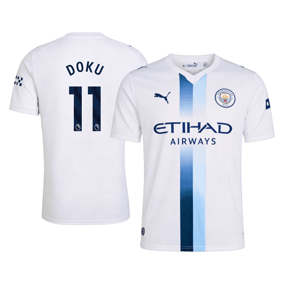 Maglia Replica Manchester City Terza DOKU #11 Uomo 2026/27
