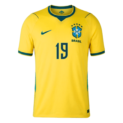 Maglia Replica Brasile Casa ENDRICK #19 Uomo Mondiali 2026
