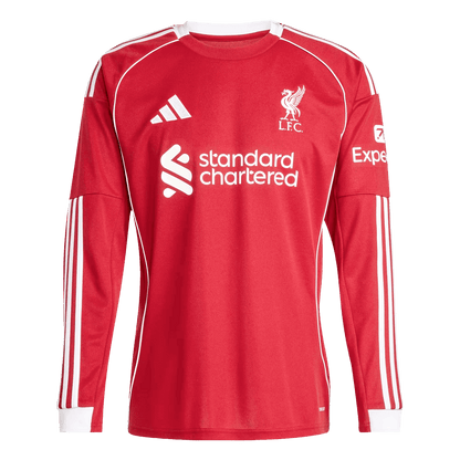 Maglia Replica Liverpool Casa Uomo 2025/26 - Manica Lunga