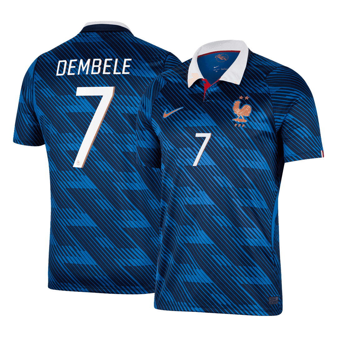 Maglia Replica Francia Casa DEMBELE #7 Uomo Mondiali 2026