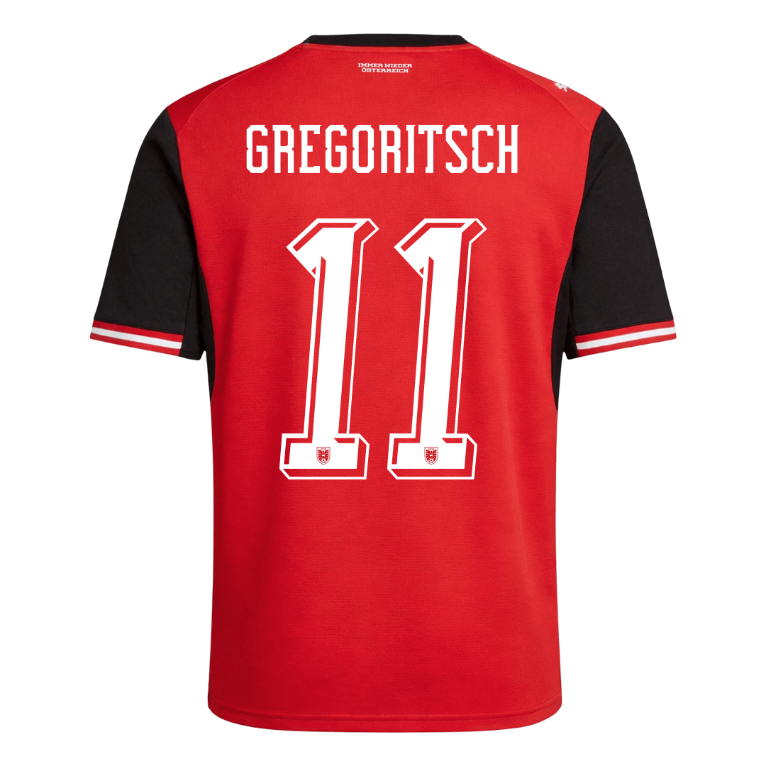 Maglia Replica Austria Casa GREGORITSCH #11 Uomo 2026