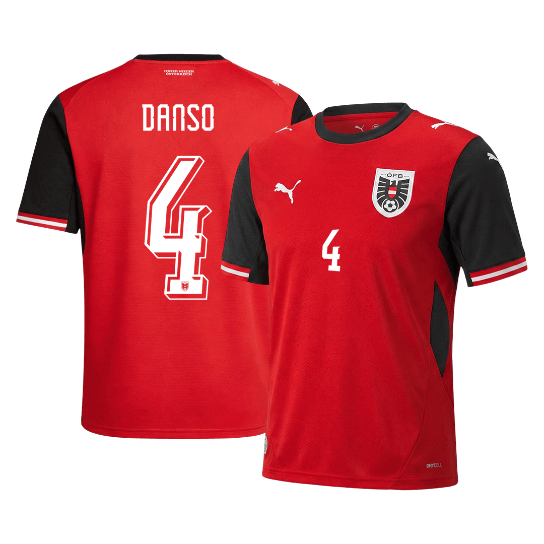 Maglia Replica Austria Casa DANSO #4 Uomo 2026