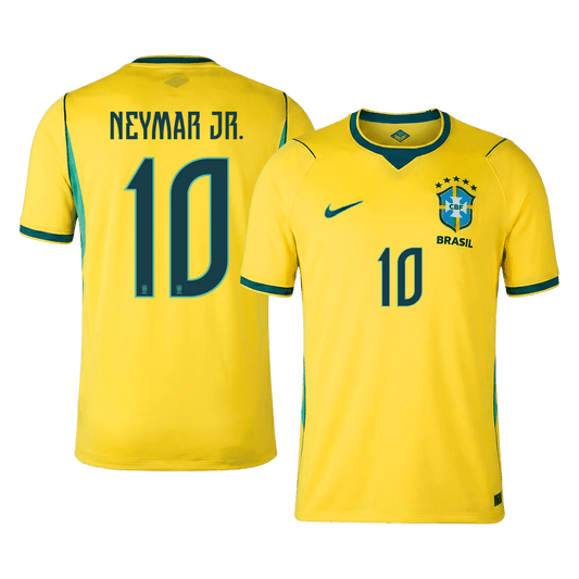 Maglia Replica Brasile Casa NEYMAR JR. #10 Uomo Mondiali 2026