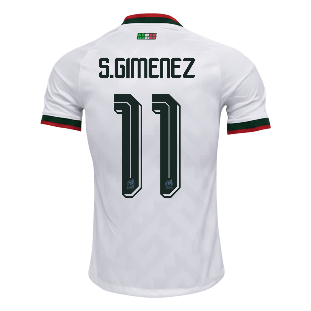 Maglia Gara Messico Trasferta S.GIMENEZ #11 Uomo Mondiali 2026
