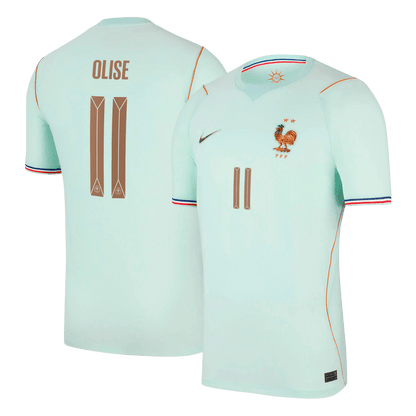 Maglia Replica Francia Trasferta OLISE #11 Uomo Mondiali 2026