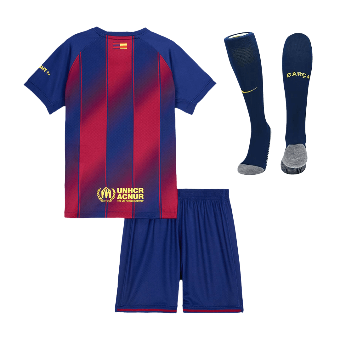 Kit Completo Bambino Barcelona Casa 2025/26 - 3 Pezzi