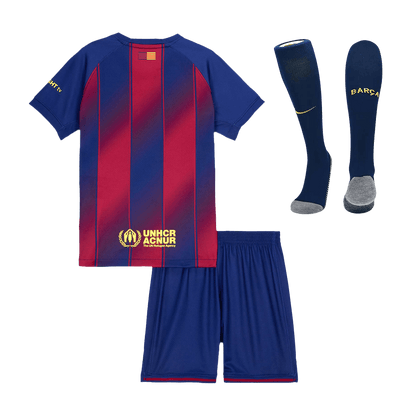 Kit Completo Bambino Barcelona Casa 2025/26 - 3 Pezzi
