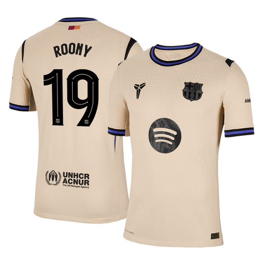 Maglia Gara Barcelona Trasferta ROONY #19 Uomo 2025/26 - UCL
