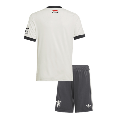 Completo Bambino Manchester United Terza 2024/25 - 2 Pezzi