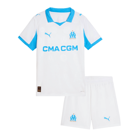 Completo Bambino Marseille Casa 2025/26 - 2 Pezzi