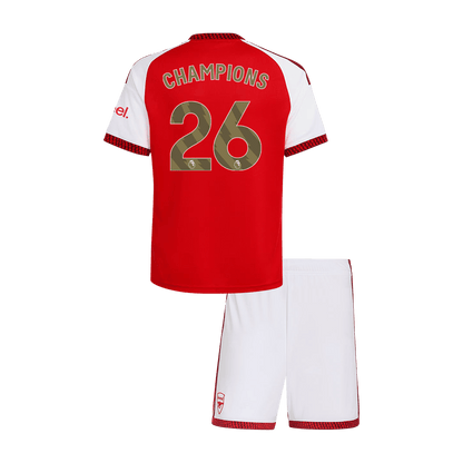 Base Kit Bambino Arsenal CHAMPIONS #26 Casa 2026/27 - 2 Pezzi