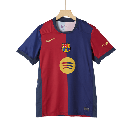 Maglia Replica Barcelona Casa Uomo 2024/25 - Spotify Logo Without Text