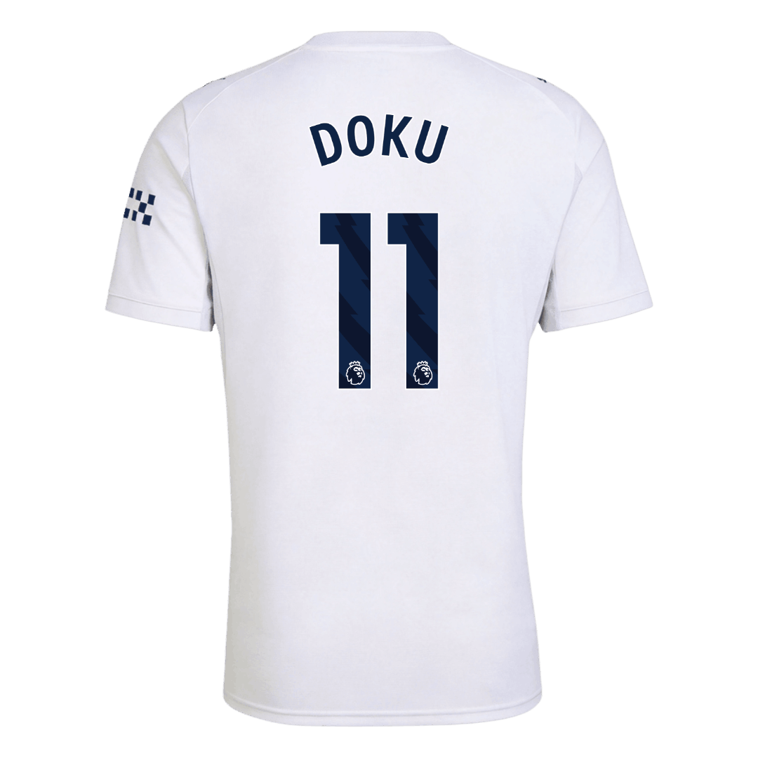 Maglia Replica Manchester City Terza DOKU #11 Uomo 2026/27