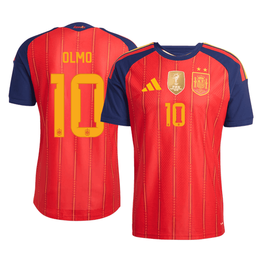 Maglia Gara Spagna Casa OLMO #10 Uomo Mondiali 2026 Champion Edition