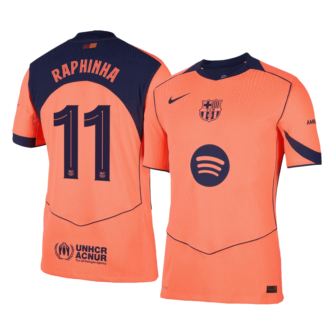 Maglia Gara Barcelona Terza RAPHINHA #11 Uomo 2025/26