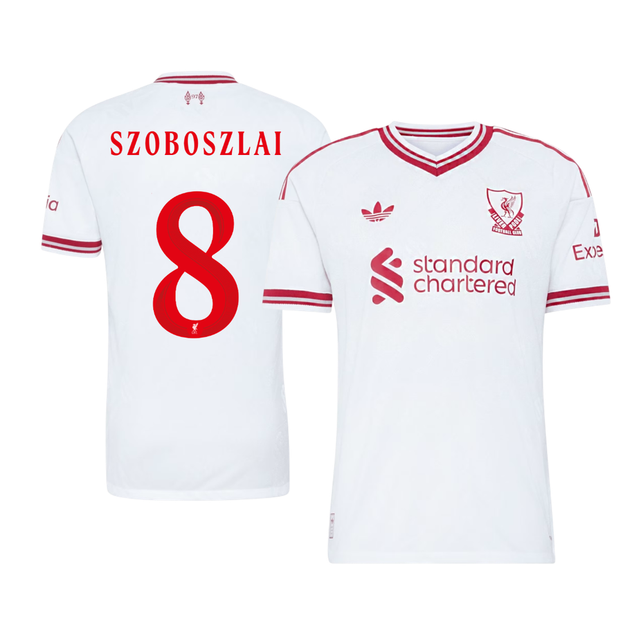 Maglia Gara Liverpool Trasferta SZOBOSZLAI #8 Uomo 2026/27 - UCL