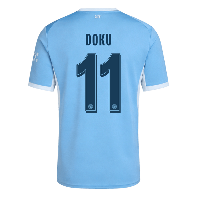 Maglia Replica Manchester City Casa DOKU #11 Uomo 2026/27 - UCL