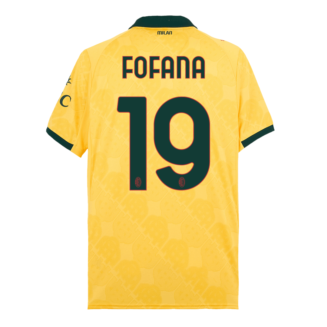 Maglia Replica AC Milan Terza FOFANA #19 Uomo 2025/26