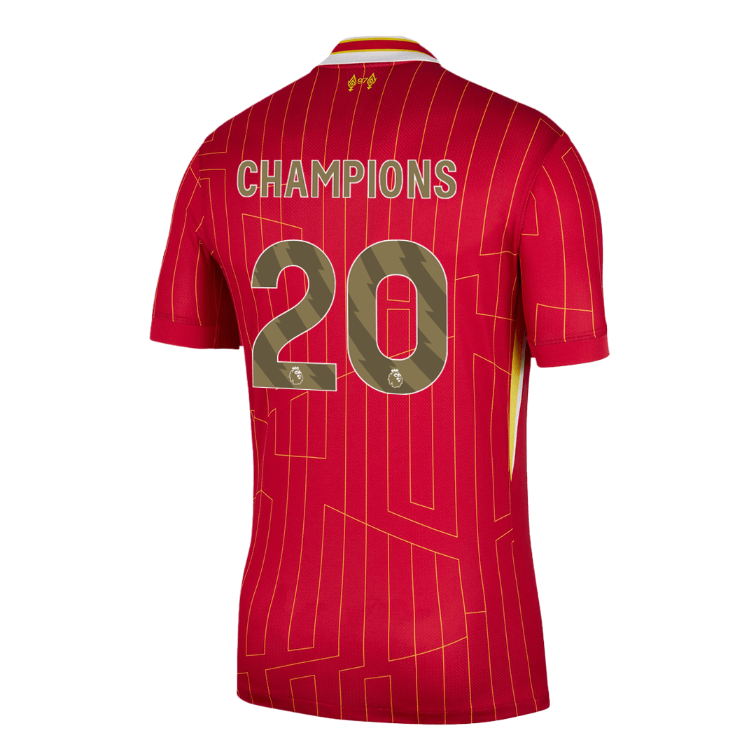 Maglia Replica Liverpool CHAMPIONS #20 Casa Uomo 2024/25
