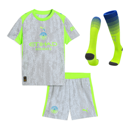 Completo Bambino Manchester City Terza 2025/26 - 3 Pezzi