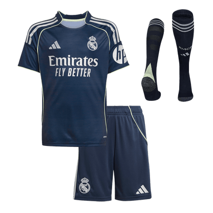 Completo Bambino Real Madrid Trasferta 2025/26 - 3 Pezzi