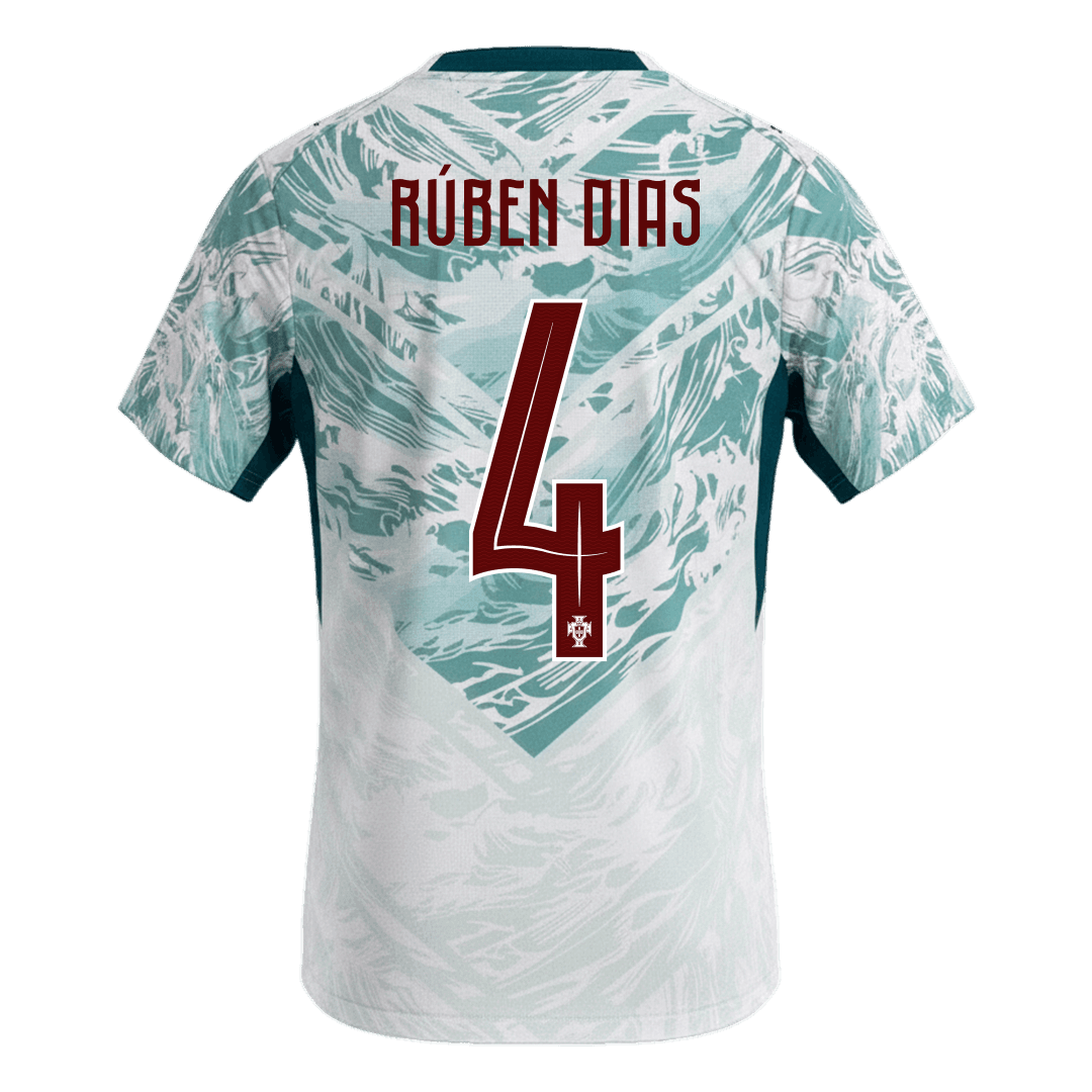 Maglia Replica Portogallo Trasferta RÚBEN DIAS #4 Uomo Mondiali 2026