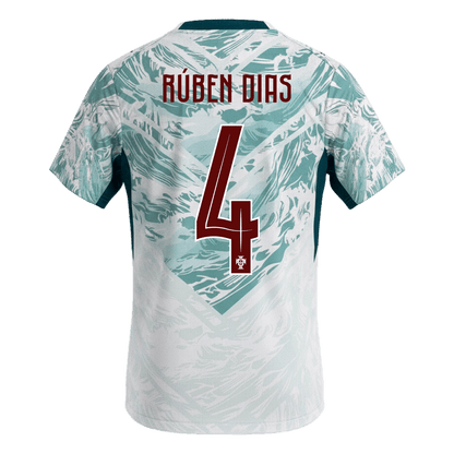 Maglia Replica Portogallo Trasferta RÚBEN DIAS #4 Uomo Mondiali 2026