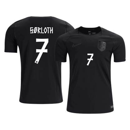 Maglia Replica Norvegia Trasferta SØRLOTH #7 Uomo Mondiali 2026