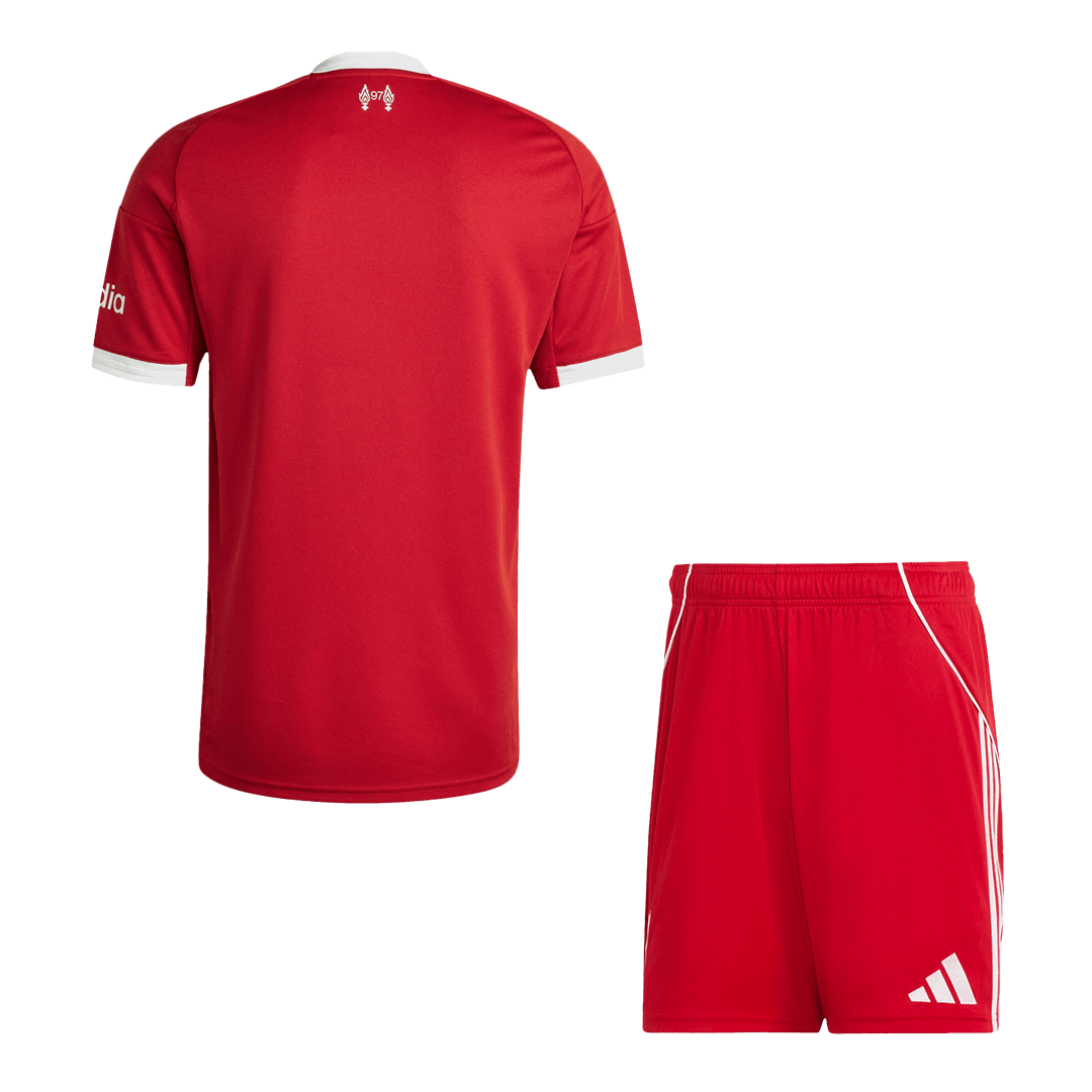 Completo Base Liverpool Casa Uomo 2025/26 - 2 Pezzi