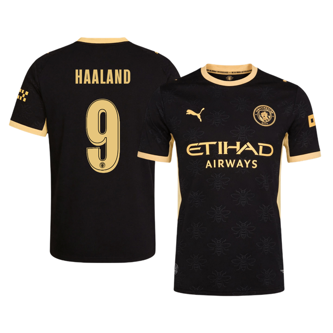 Maglia Gara Manchester City Trasferta HAALAND #9 Uomo 2026/27 - UCL