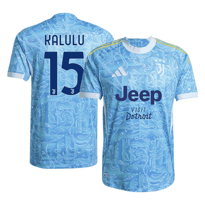 Maglia Gara Juventus Trasferta KALULU #15 Uomo 2025/26