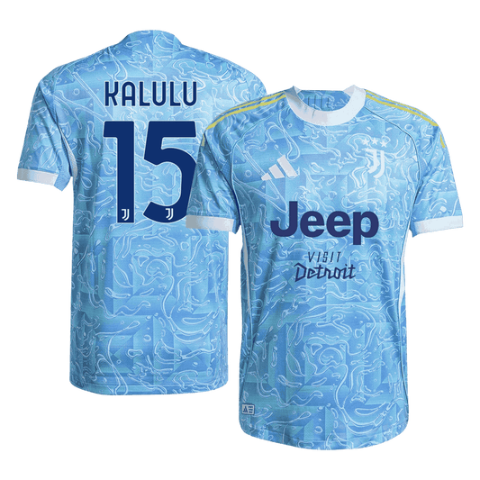 Maglia Gara Juventus Trasferta KALULU #15 Uomo 2025/26