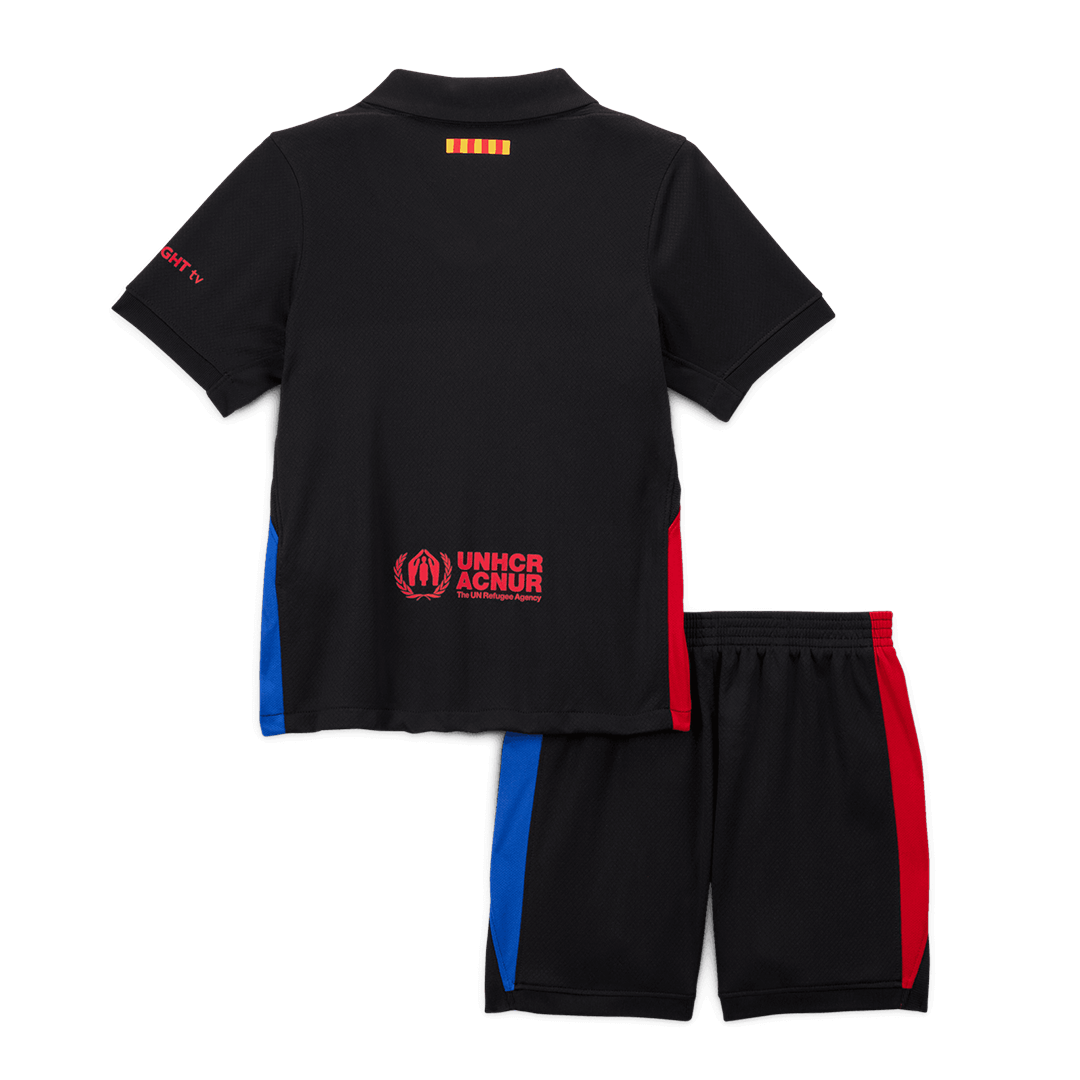 Completo Bambino Barcelona Trasferta 2024/25 Spotify Logo Without Text - 2 Pezzi