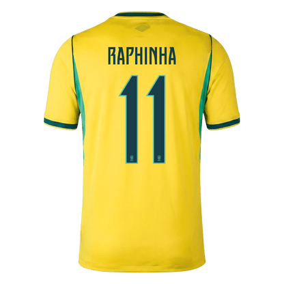 Maglia Replica Brasile Casa RAPHINHA #11 Uomo Mondiali 2026
