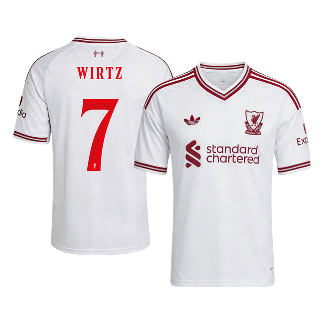 Maglia Replica Liverpool Trasferta WIRTZ #7 Uomo 2026/27 - UCL