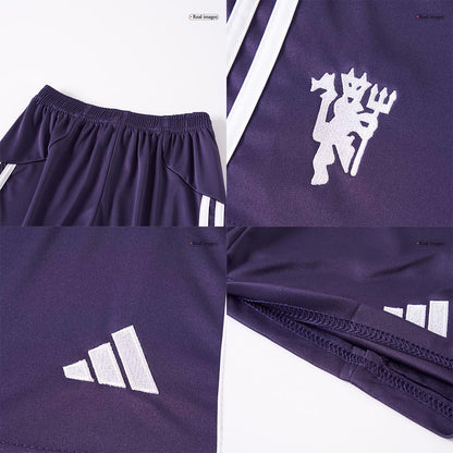 Base Kit Bambino Manchester United Trasferta 2025/26 - 2 Pezzi
