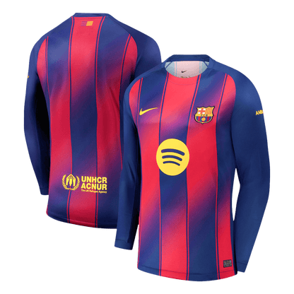 Maglia Replica Barcelona Casa Uomo 2025/26 - Manica Lunga