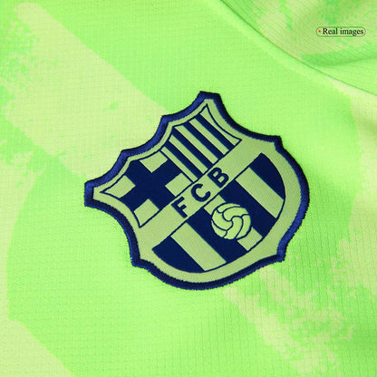 Kit Completo Barcelona Terza Uomo 2024/25 Spotify Logo Without Text - 3 Pezzi